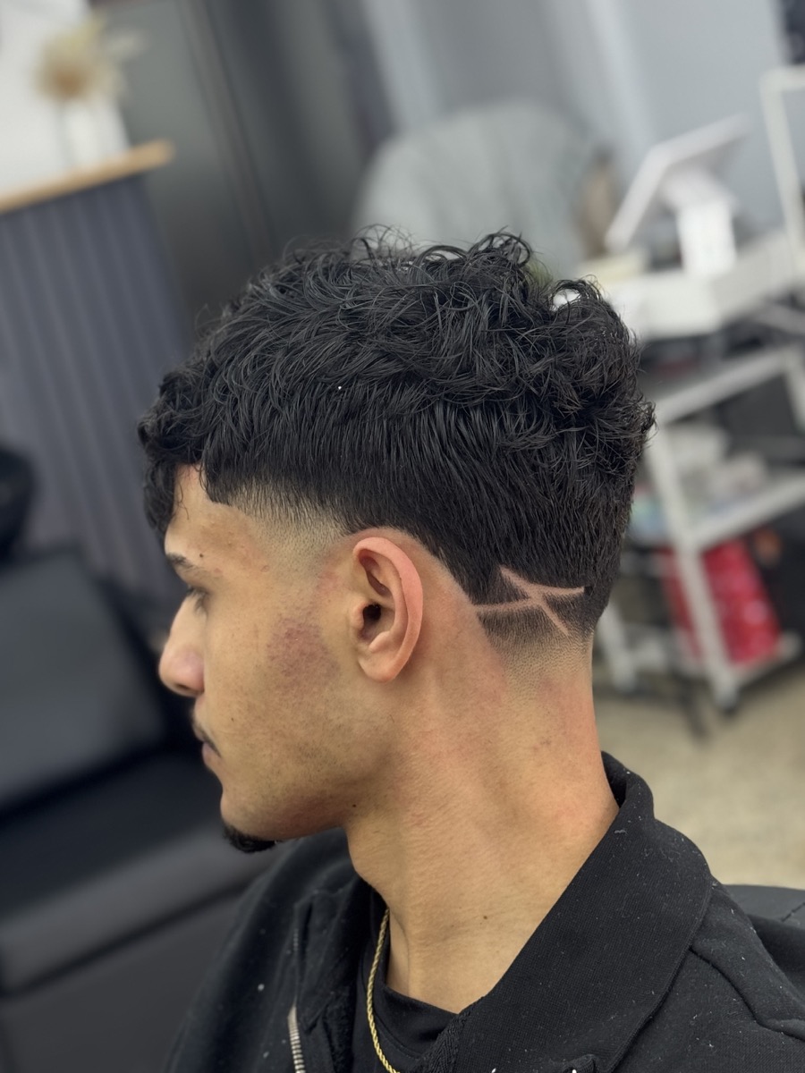 Precision fade haircut at Ibra Barbershop