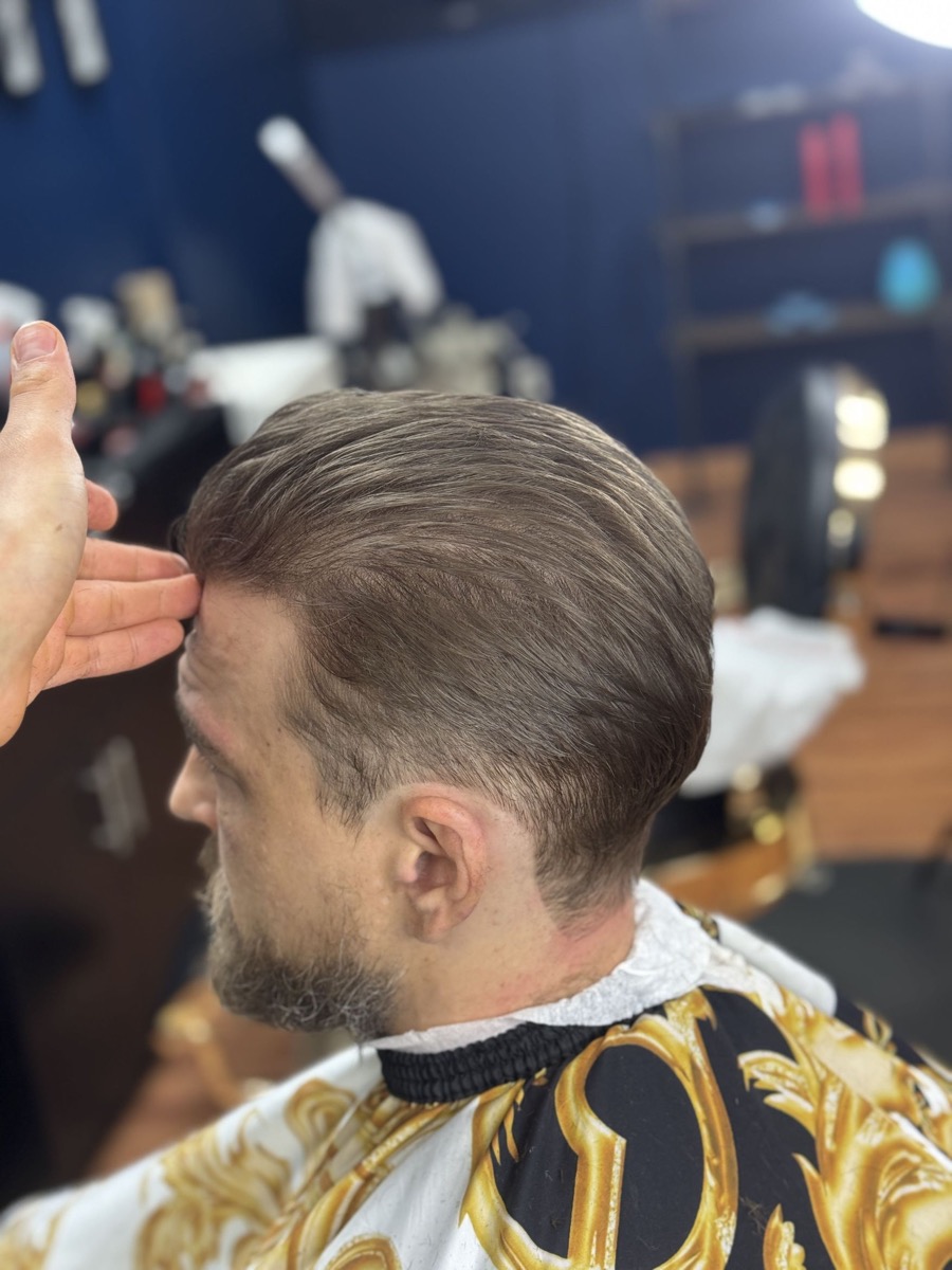 Barber detail work and clean finish at Ibra Barbershop